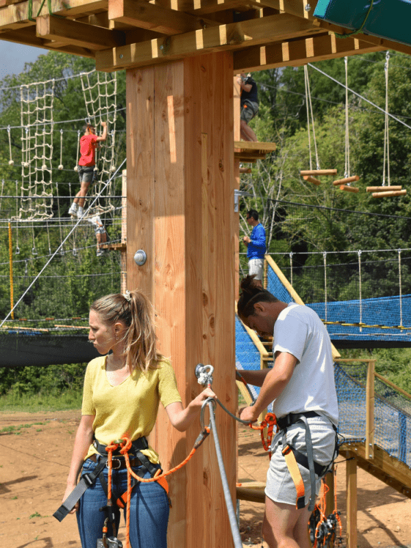 Accrobranche au Deauville Aventure