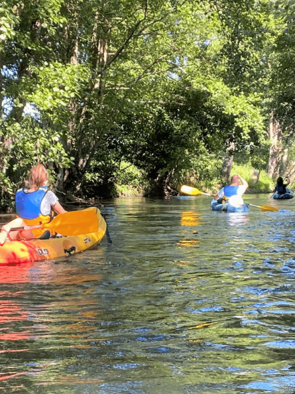 Descente de rivière lac terre d'auge Normandie