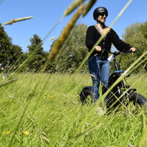 Balade en trottinette électrique à Deauville